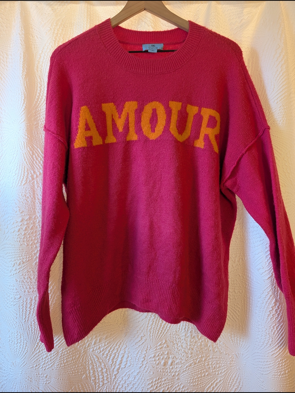 CeCe AMOUR Crewneck Sweater - Size M